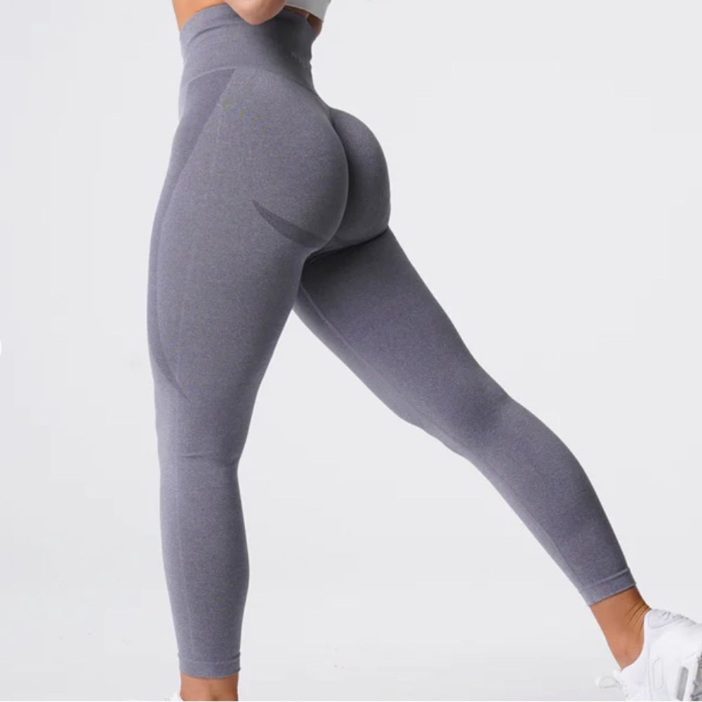 nvgtn grey contour seamless leggings